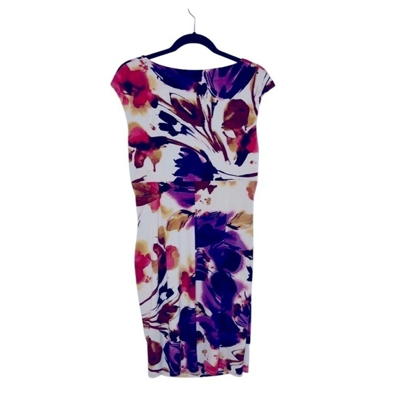 𝅺ralph Lauren Faux Wrap Dress in Size 12 P - Picture 6 of 8